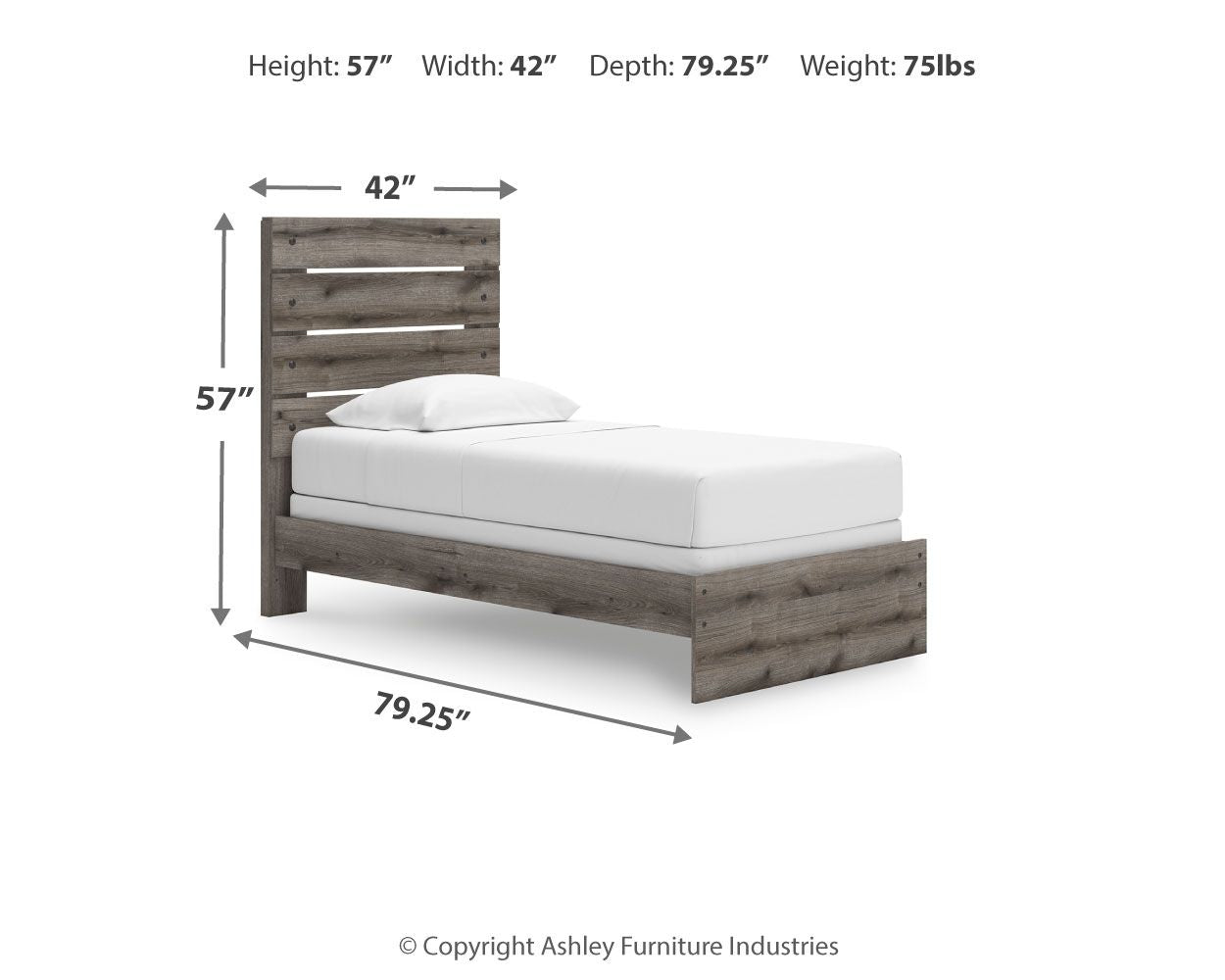 Urbanoore - Panel Bed