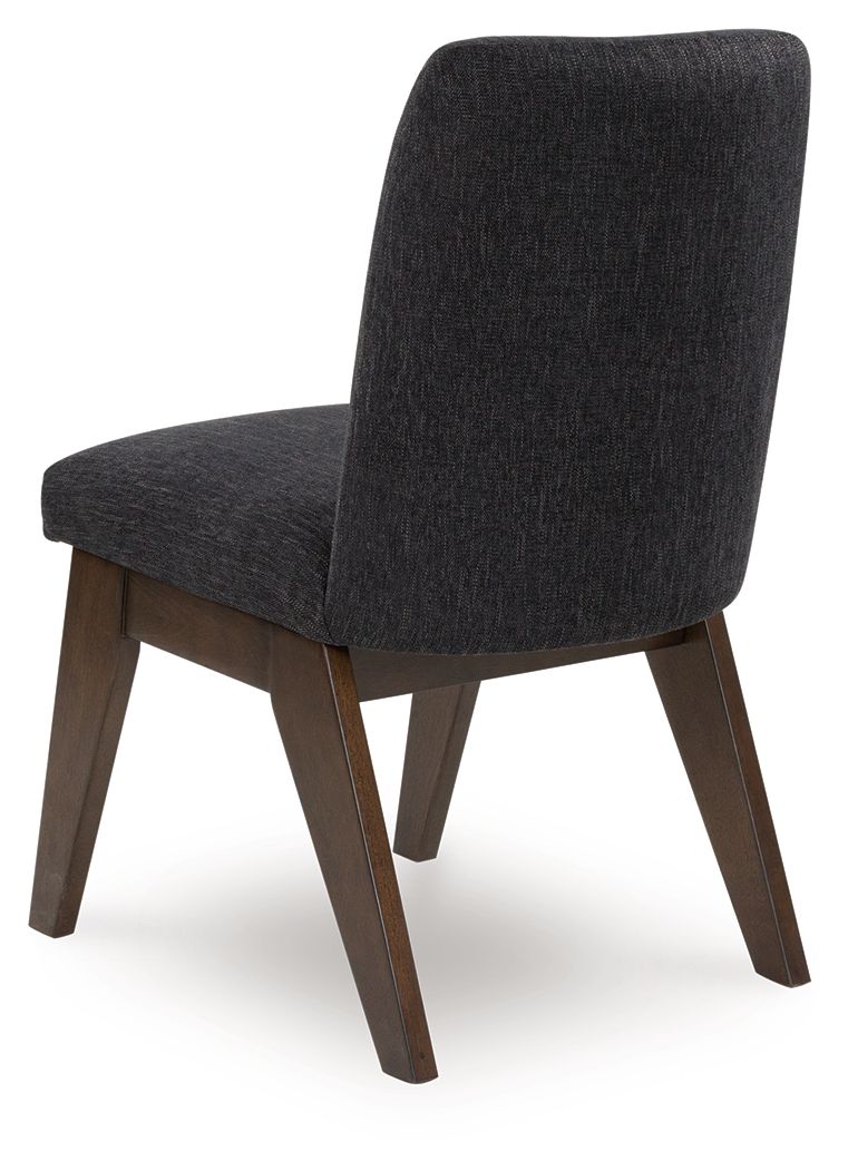 Kendamor - Dark Brown - Dining Upholstered Side Chair (Set of 2)
