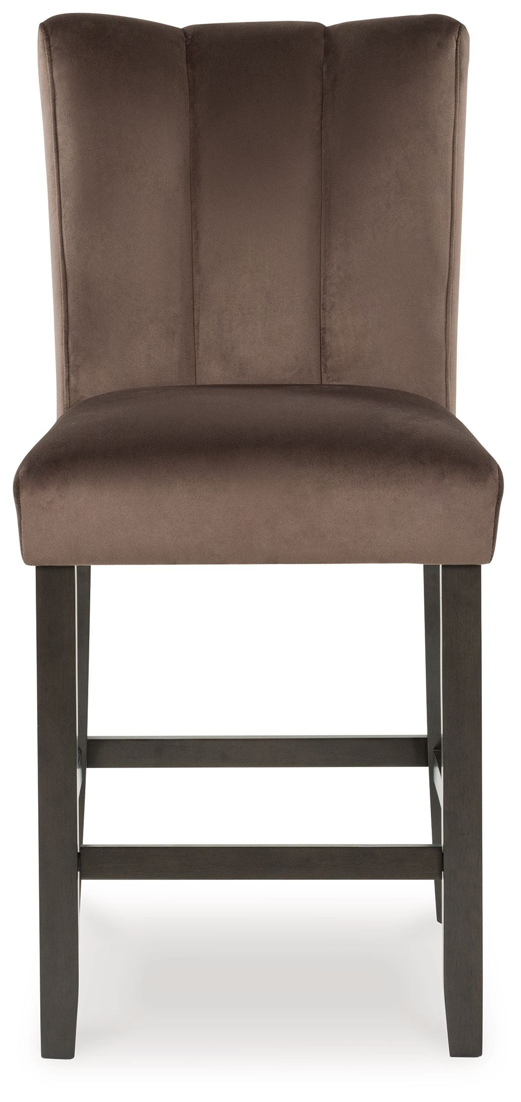 Jazmore - Mocha - Upholstered Barstool (Set of 2)