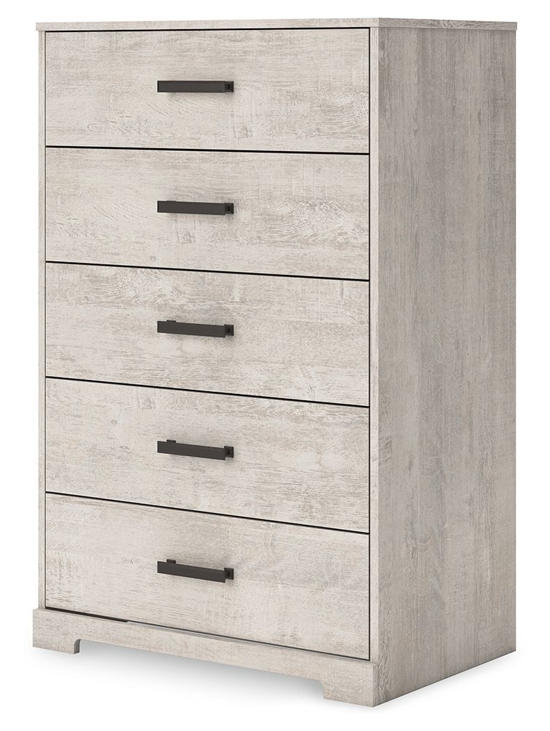 Shawburn - Gray - Five Drawer Chest