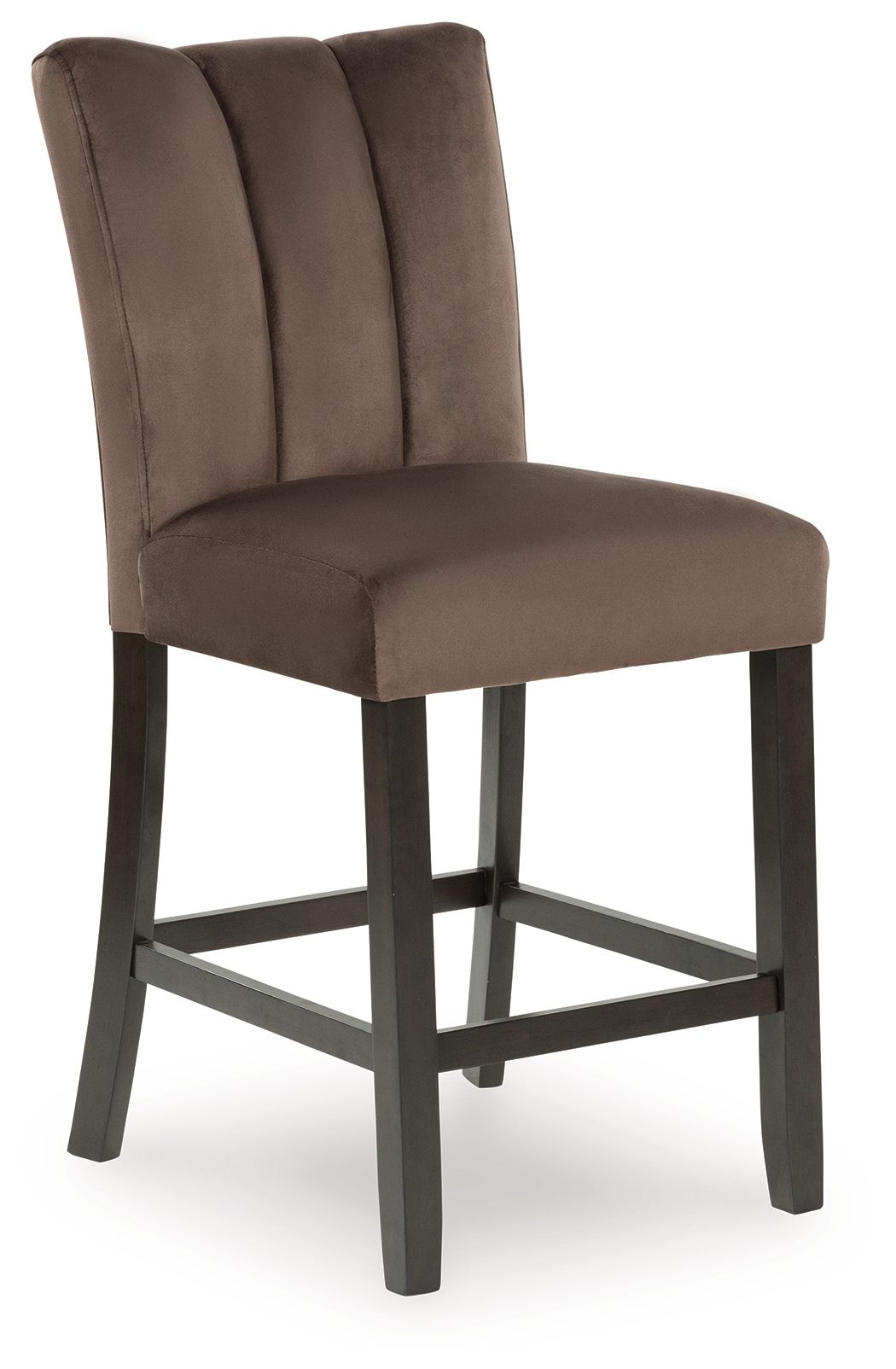 Jazmore - Mocha - Upholstered Barstool (Set of 2)