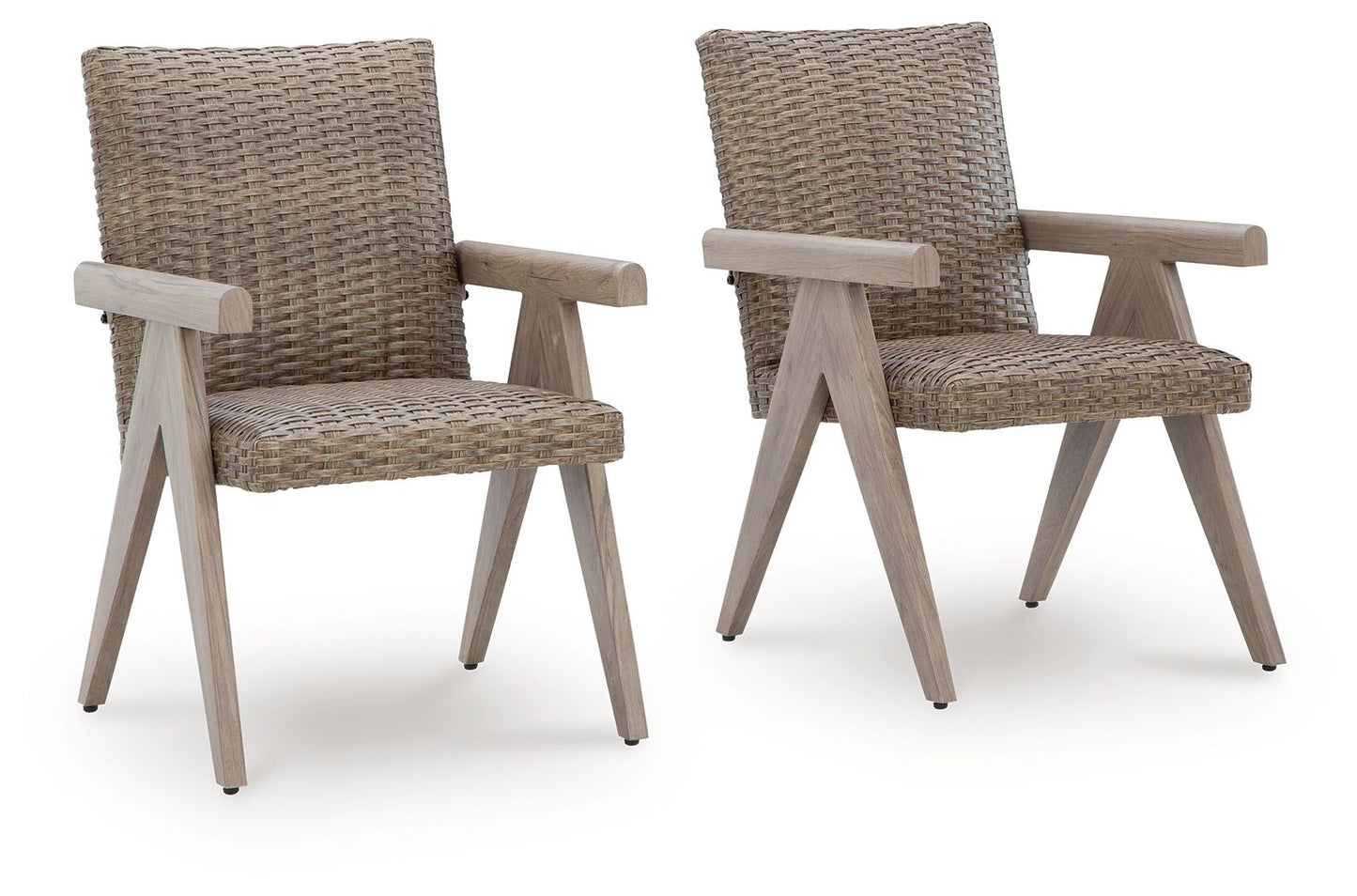 Carisbo - Beige - Arm Chair (Set of 2)