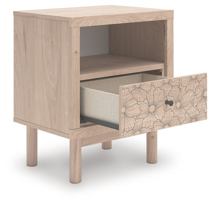 Shapella - Tan - One Drawer Night Stand