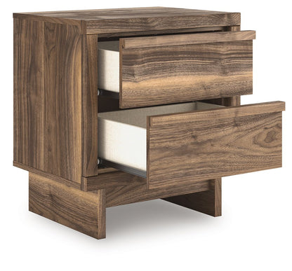 Zadilyn - Brown - Two Drawer Night Stand