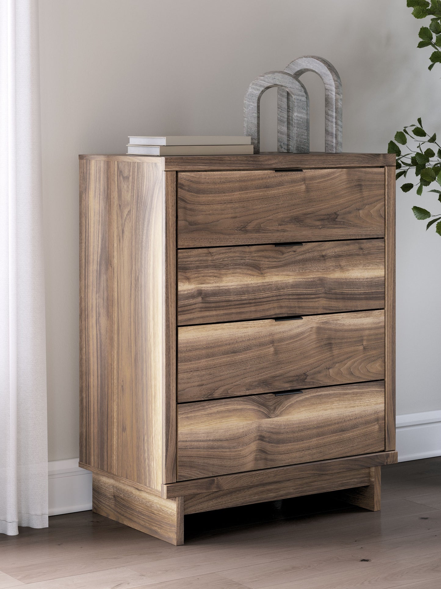 Zadilyn - Brown - Four Drawer Chest