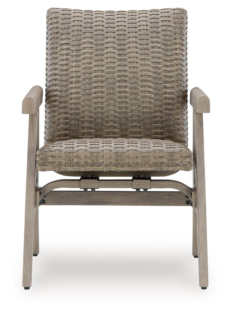 Carisbo - Beige - Rocking Arm Chair (Set of 2)