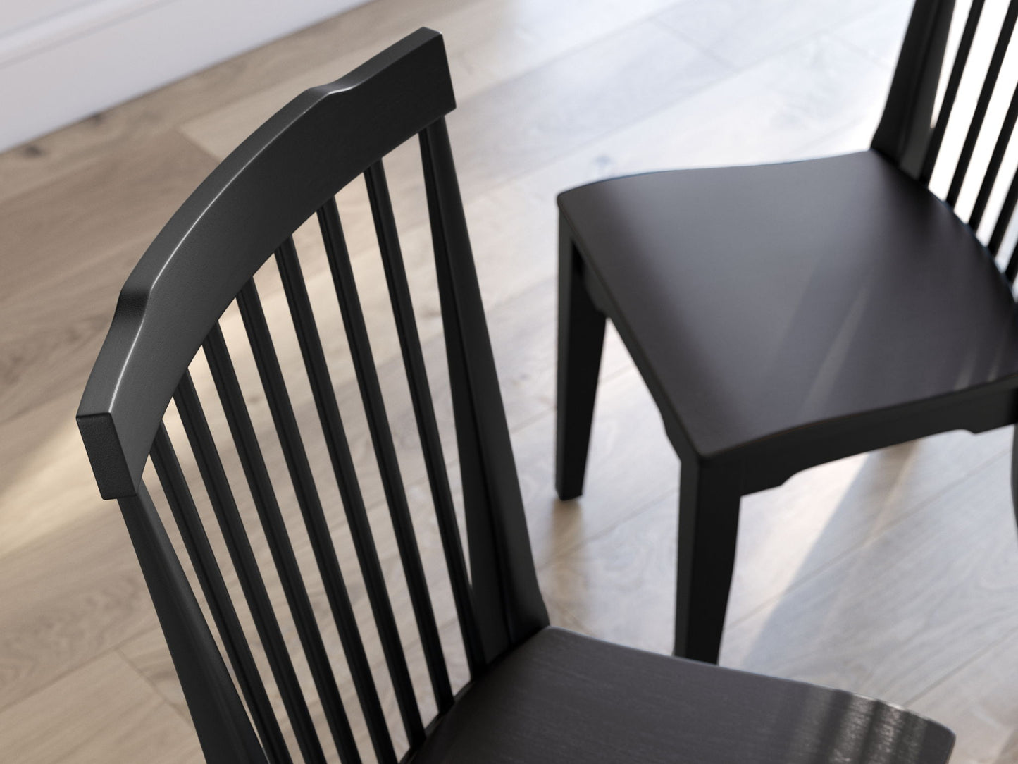 Plazaton - Black - Dining Room Side Chair (Set of 2)