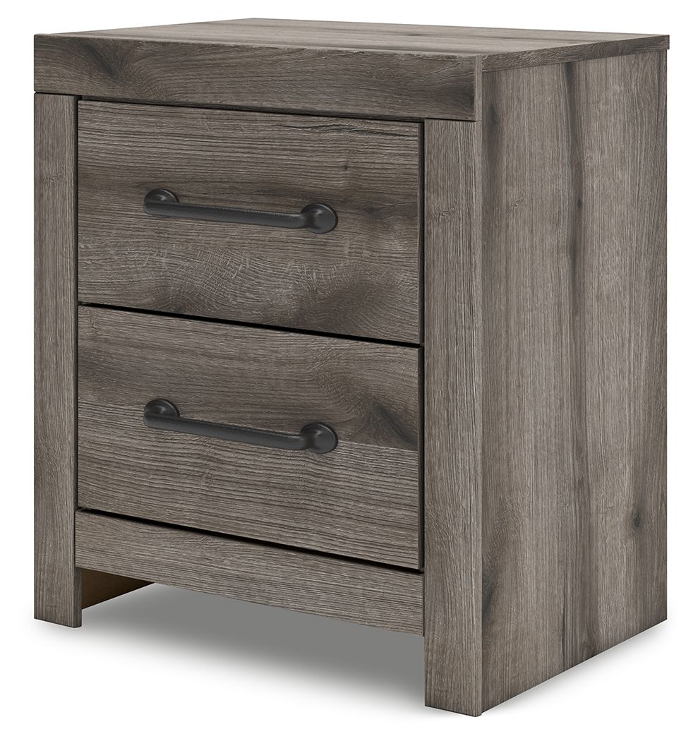 Urbanoore - Brown Gray - Two Drawer Night Stand