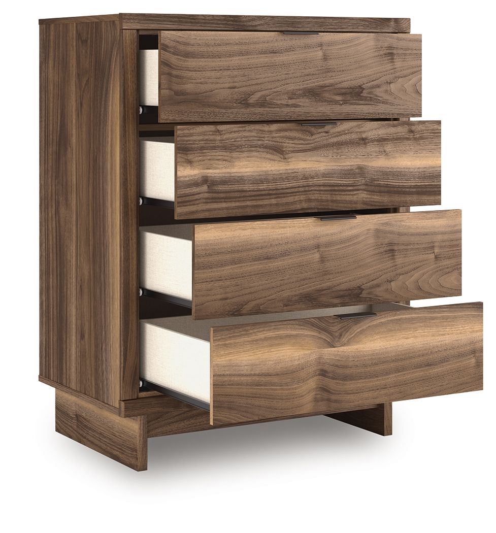 Zadilyn - Brown - Four Drawer Chest