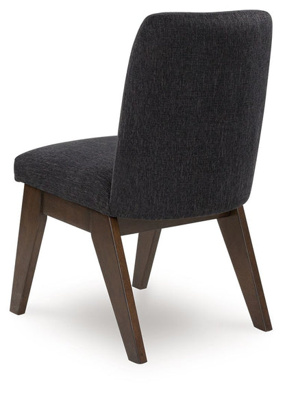 Kendamor - Dark Brown - Dining Upholstered Side Chair (Set of 2)