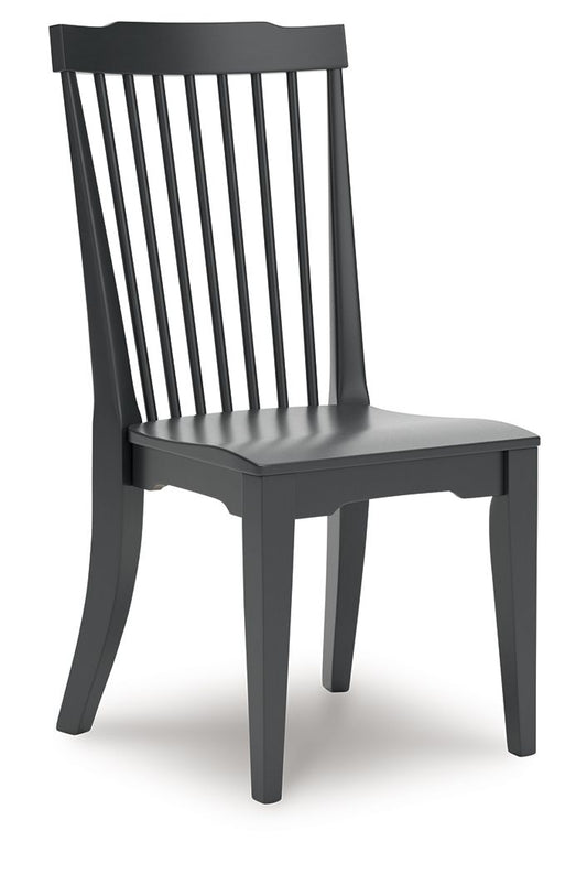 Plazaton - Black - Dining Room Side Chair (Set of 2)