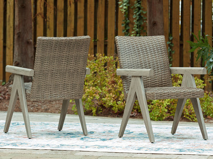 Carisbo - Beige - Arm Chair (Set of 2)