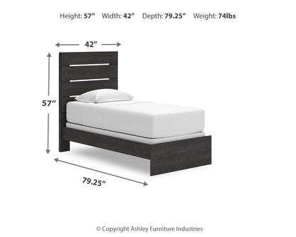 Delmorta - Panel Bed