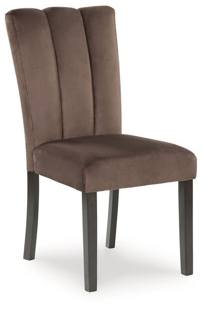 Jazmore - Mocha - Dining Upholstered Side Chair (Set of 2)