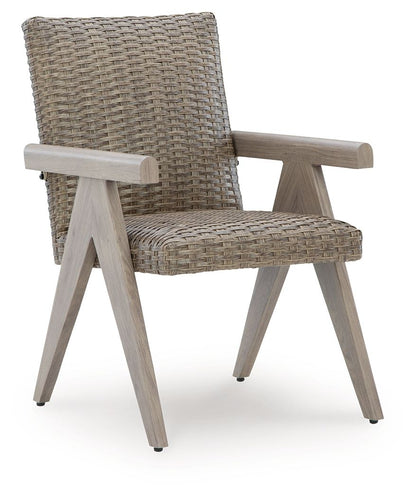 Carisbo - Beige - Arm Chair (Set of 2)