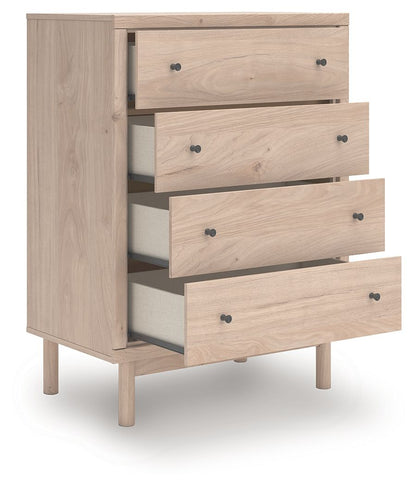 Shapella - Tan - Four Drawer Chest
