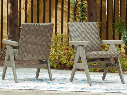 Carisbo - Beige - Rocking Arm Chair (Set of 2)