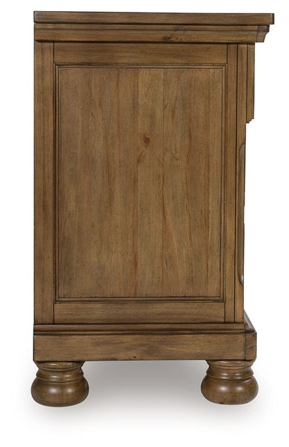Vandenmore - Medium Brown - Two Drawer Night Stand