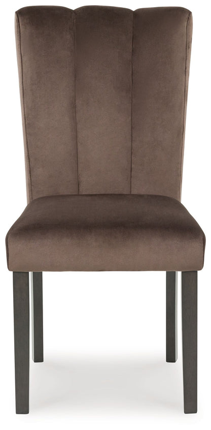 Jazmore - Mocha - Dining Upholstered Side Chair (Set of 2)