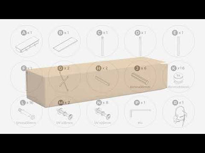 Freedan - Grayish Brown - Console Sofa Table